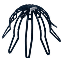 SPP TS50110 50–110 mm Plastik Taşma Gideri Süzgeci