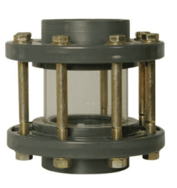 U-PVC 2310125 125 mm Flanşlı Gözetleme Camı