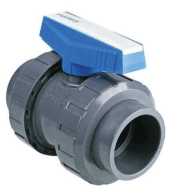 U-PVC 20200063 63 mm Küresel Su Vanası