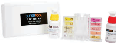SUPERPOOL TK02 Sıvılı pH ve Klor Test Kiti