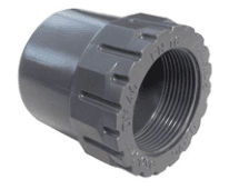 U-PVC 51800020 20 mm Tek Taraf İçten Dişli Redüksiyonlu Adaptör