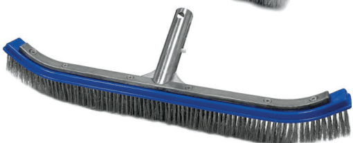 SUPERPOOL FR45Ç 45 cm Paslanmaz Çelik Yosun Fırçası